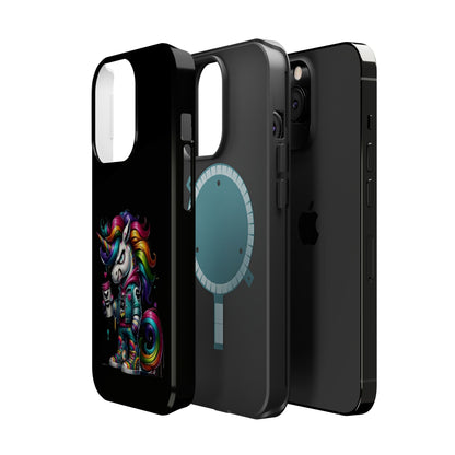 Colorful Unicorn Magnetic Tough Case - iPhone