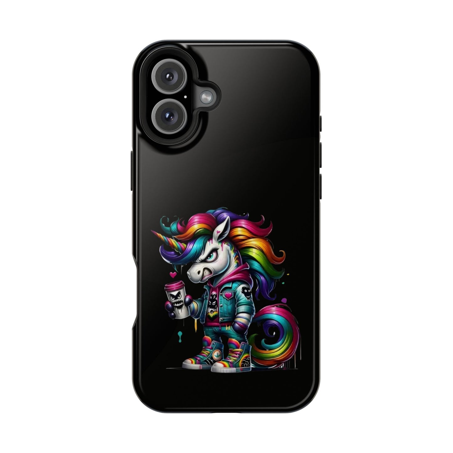 Colorful Unicorn Magnetic Tough Case - iPhone