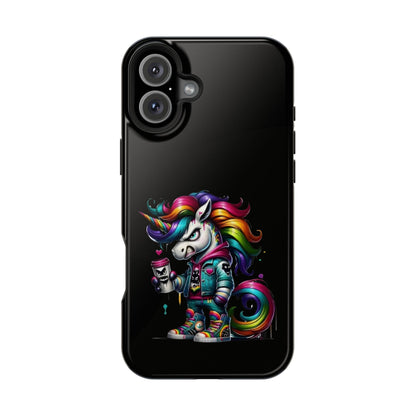 Colorful Unicorn Magnetic Tough Case - iPhone