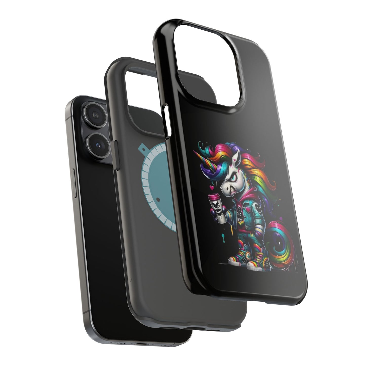Colorful Unicorn Magnetic Tough Case - iPhone
