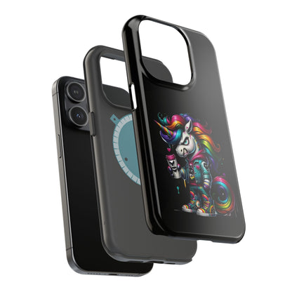 Colorful Unicorn Magnetic Tough Case - iPhone