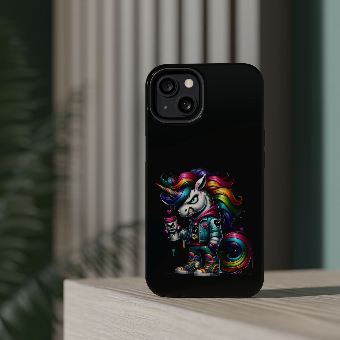 Colorful Unicorn Magnetic Tough Case - iPhone