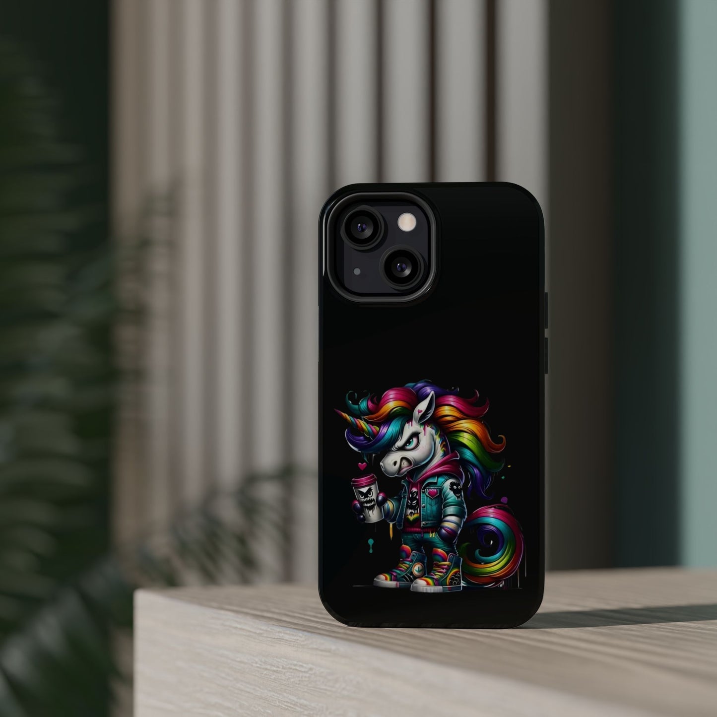 Colorful Unicorn Magnetic Tough Case - iPhone