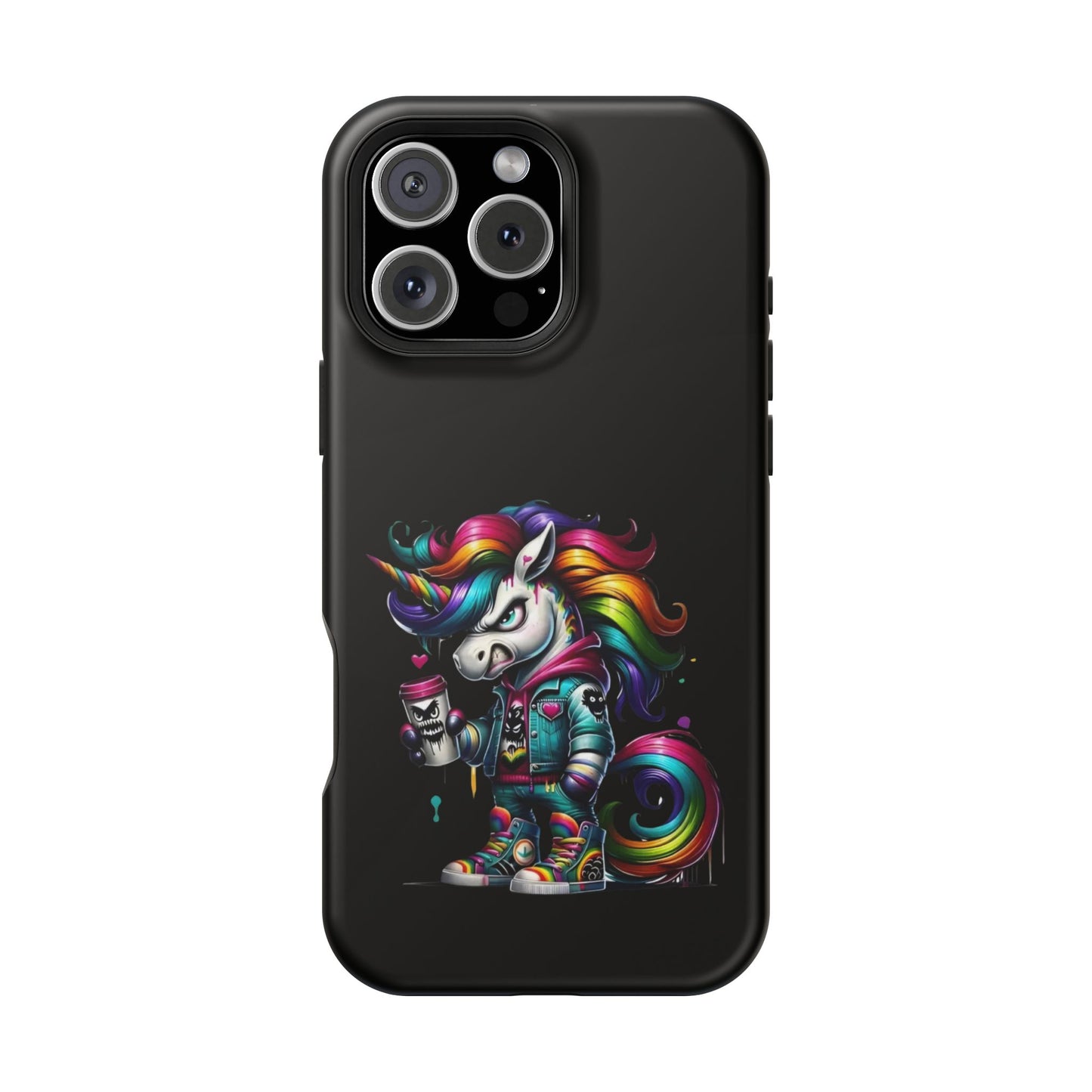 Colorful Unicorn Magnetic Tough Case - iPhone