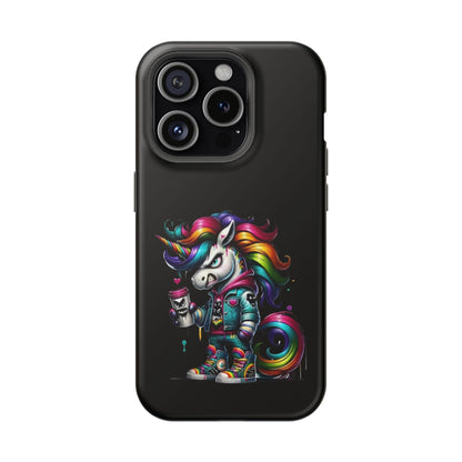 Colorful Unicorn Magnetic Tough Case - iPhone