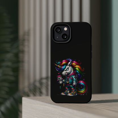 Colorful Unicorn Magnetic Tough Case - iPhone
