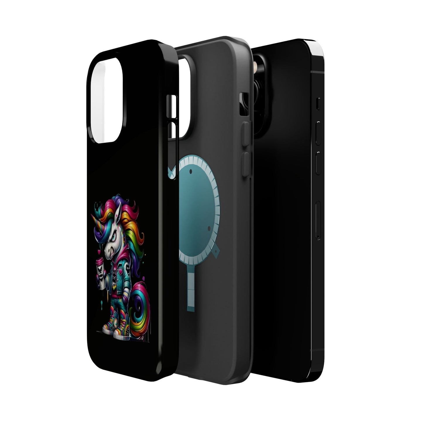 Colorful Unicorn Magnetic Tough Case - iPhone
