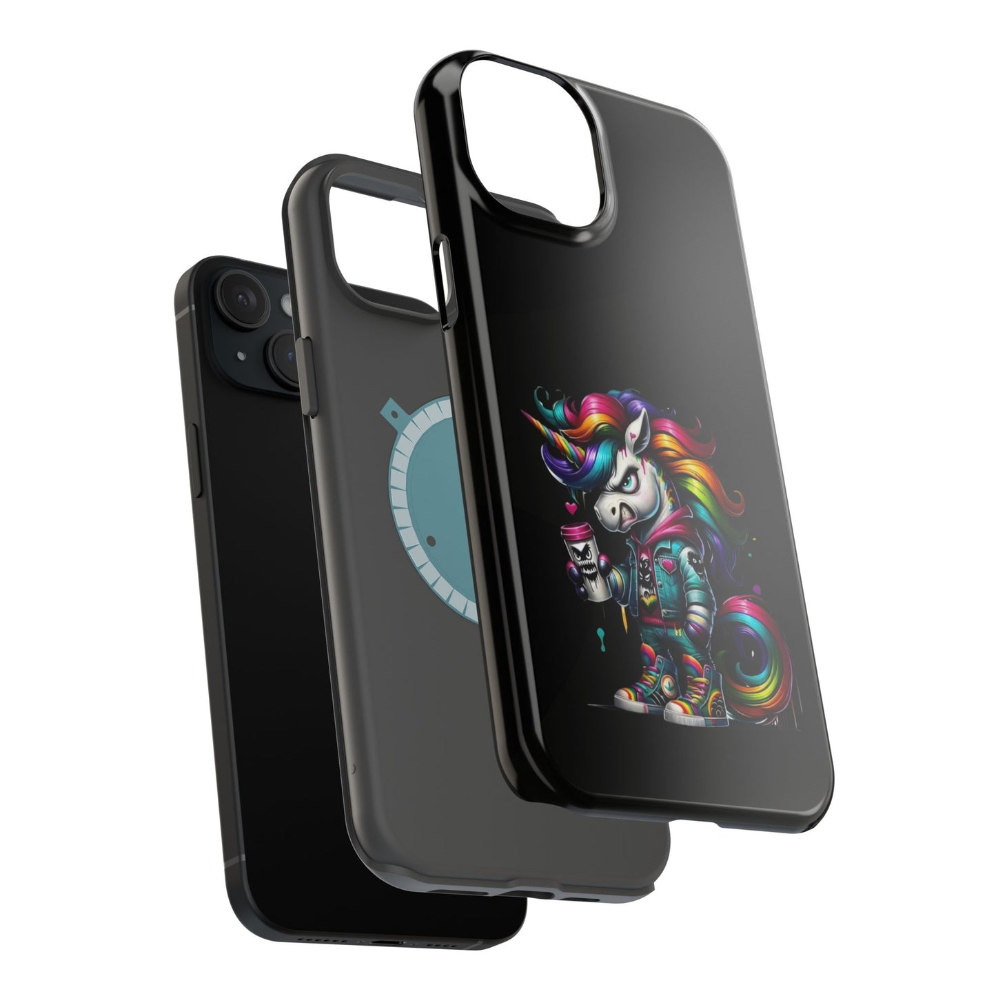Colorful Unicorn Magnetic Tough Case - iPhone