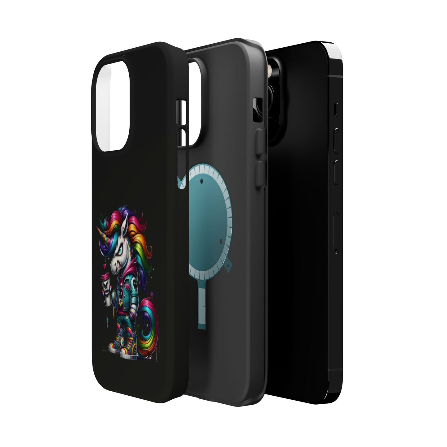 Colorful Unicorn Magnetic Tough Case - iPhone