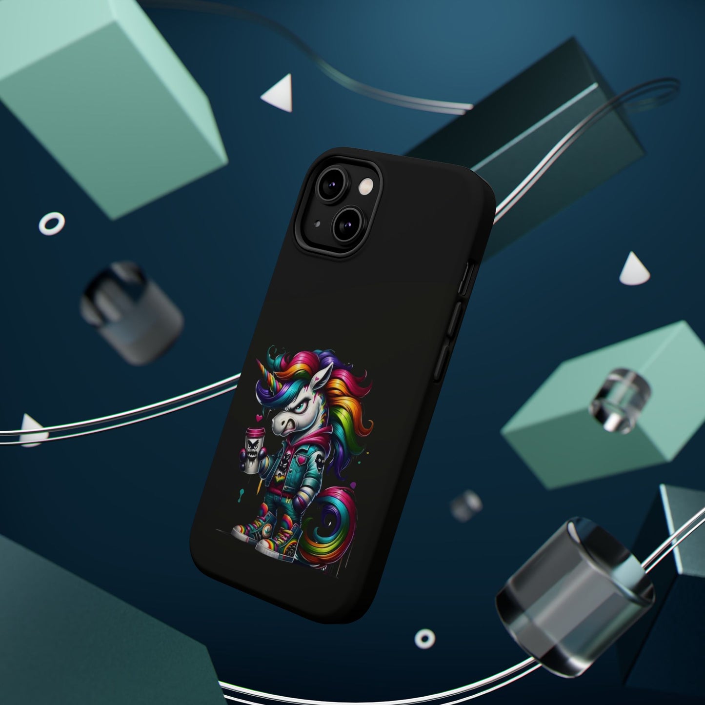 Colorful Unicorn Magnetic Tough Case - iPhone