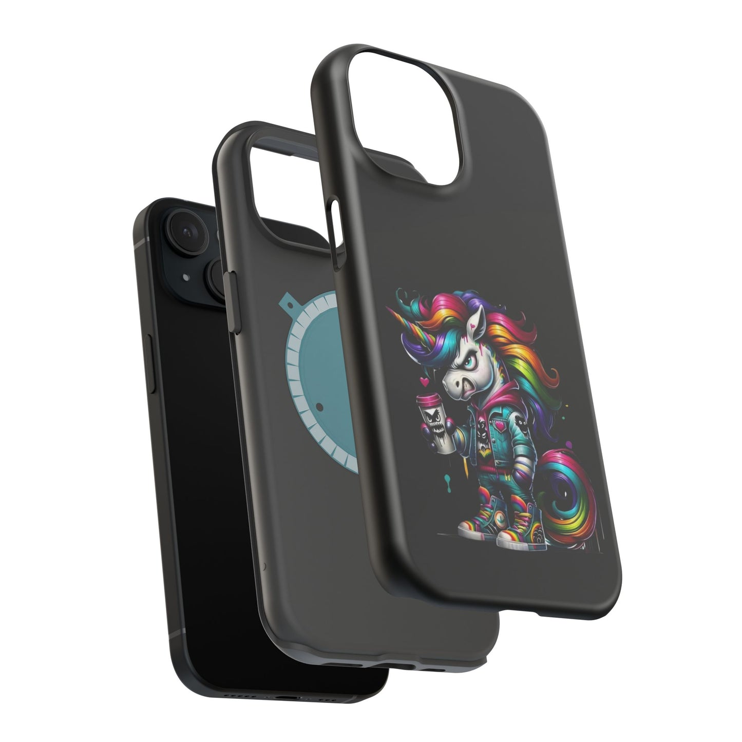 Colorful Unicorn Magnetic Tough Case - iPhone
