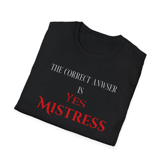 The Correct ...Yes Mistress