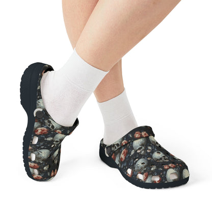 Skull Floral EVA Foam Clogs