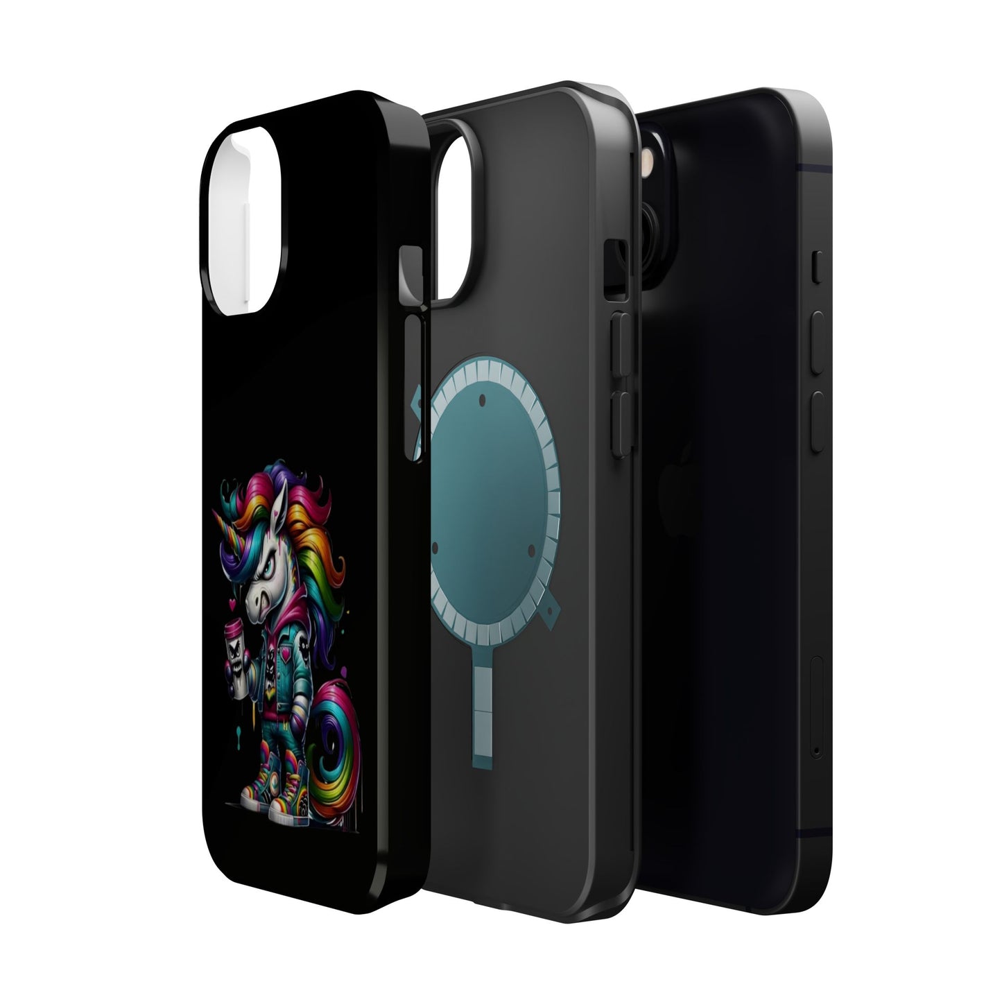 Colorful Unicorn Magnetic Tough Case - iPhone