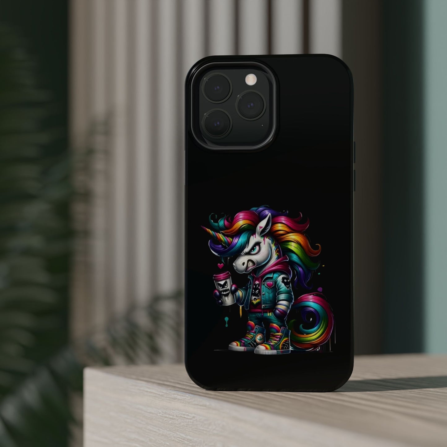 Colorful Unicorn Magnetic Tough Case - iPhone