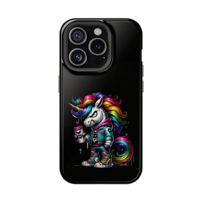 Colorful Unicorn Magnetic Tough Case - iPhone