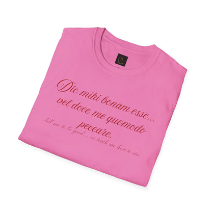 Dic mihi bonam esse… vel doce me quomodo peccare