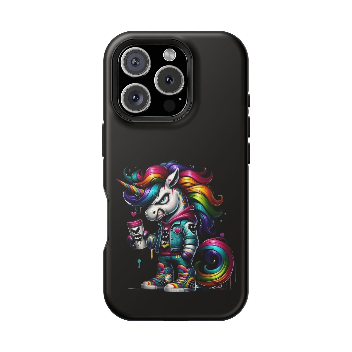 Colorful Unicorn Magnetic Tough Case - iPhone