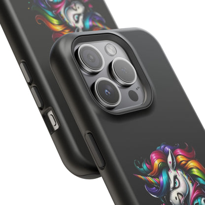 Colorful Unicorn Magnetic Tough Case - iPhone