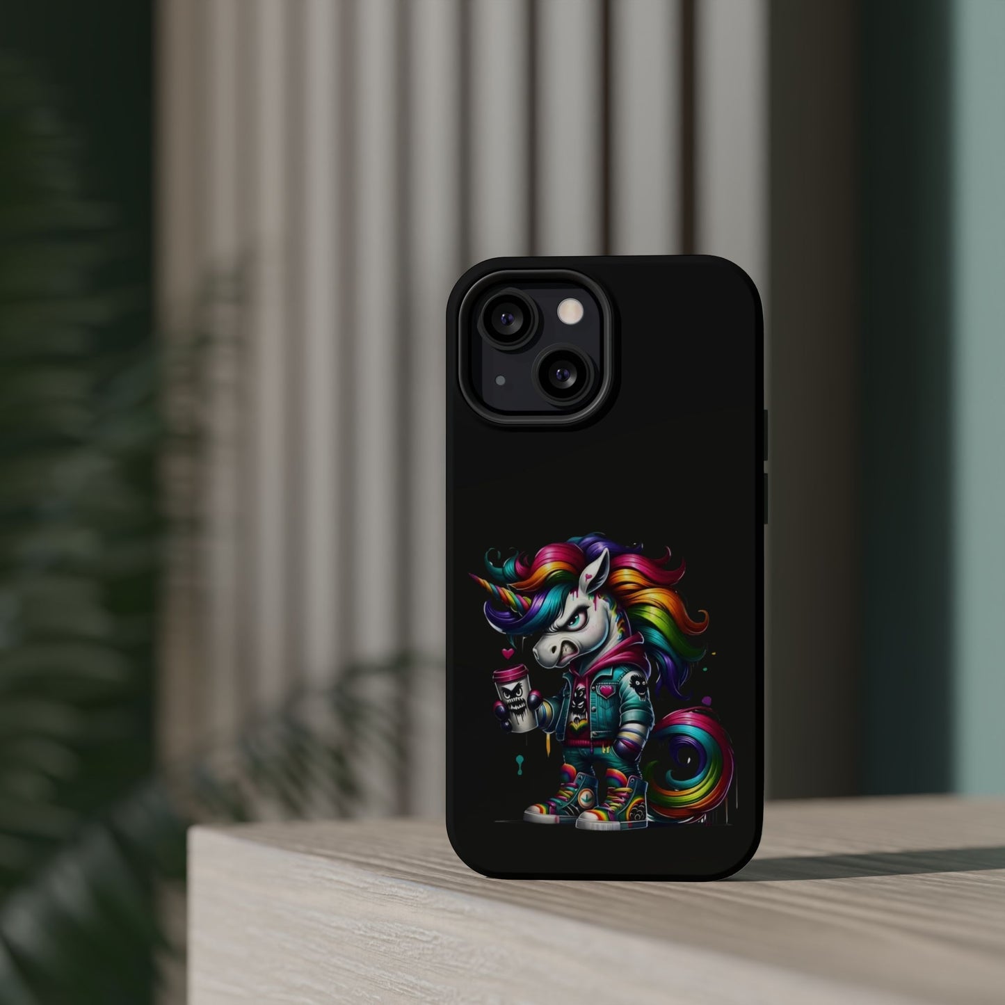 Colorful Unicorn Magnetic Tough Case - iPhone