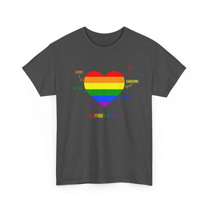 Be Proud, Be You – Rainbow Heart