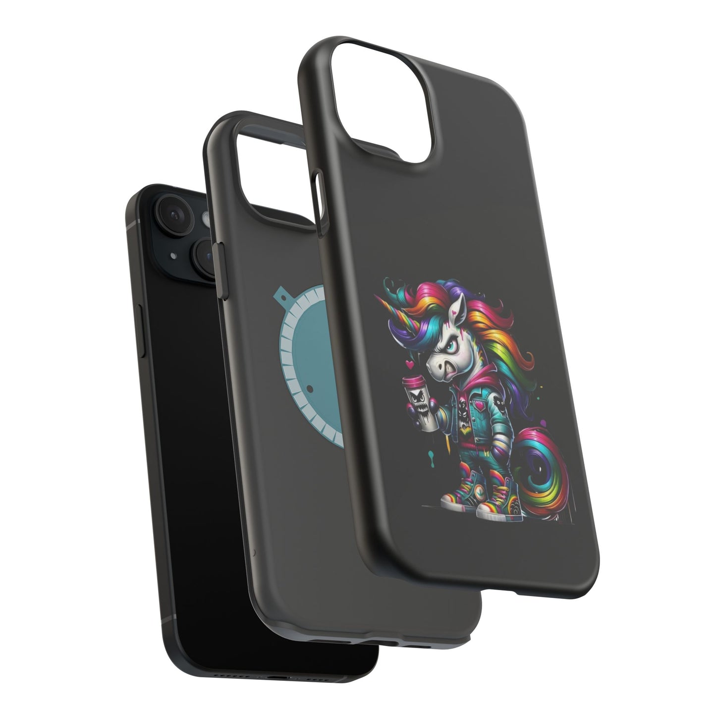Colorful Unicorn Magnetic Tough Case - iPhone