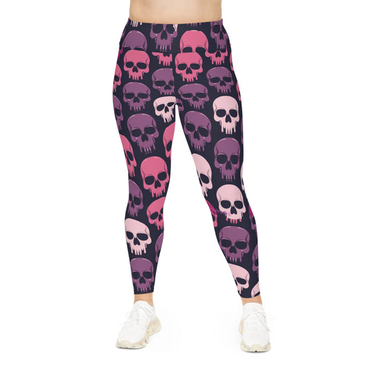 Gothic Skull Queen Leggings