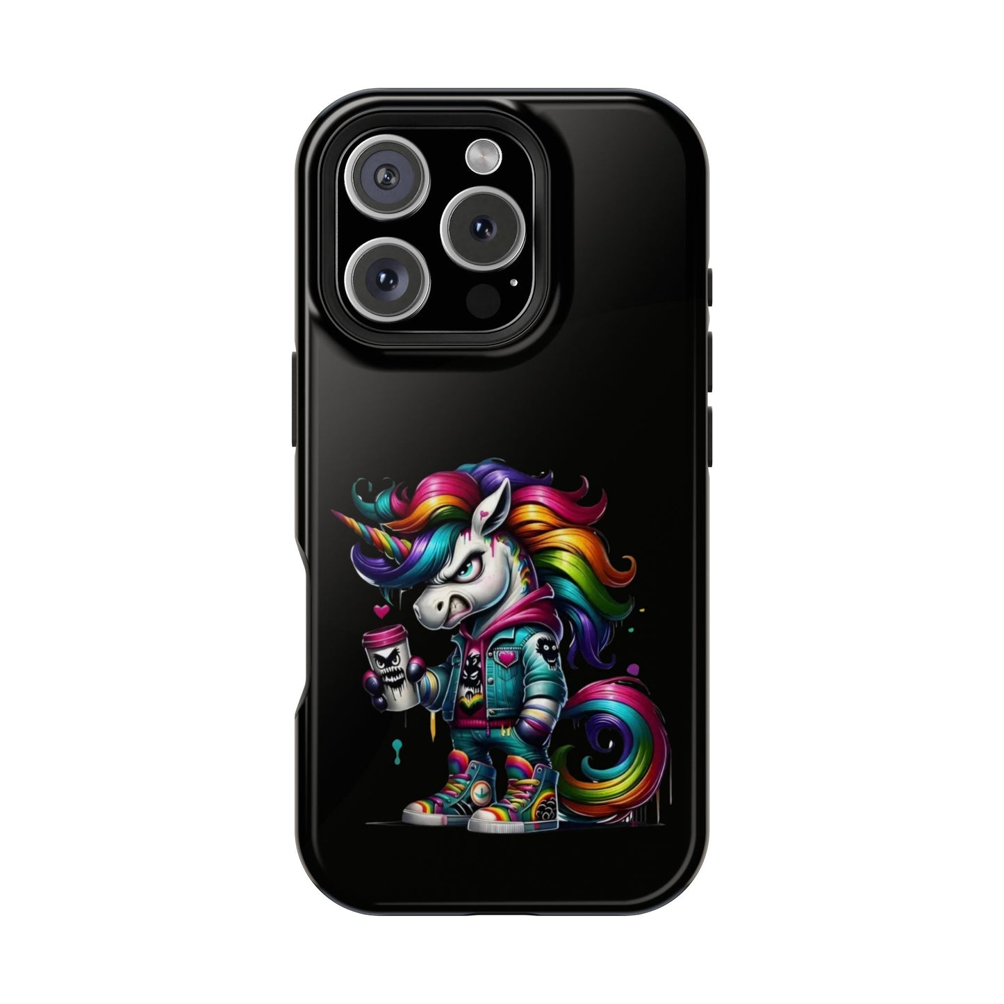 Colorful Unicorn Magnetic Tough Case - iPhone