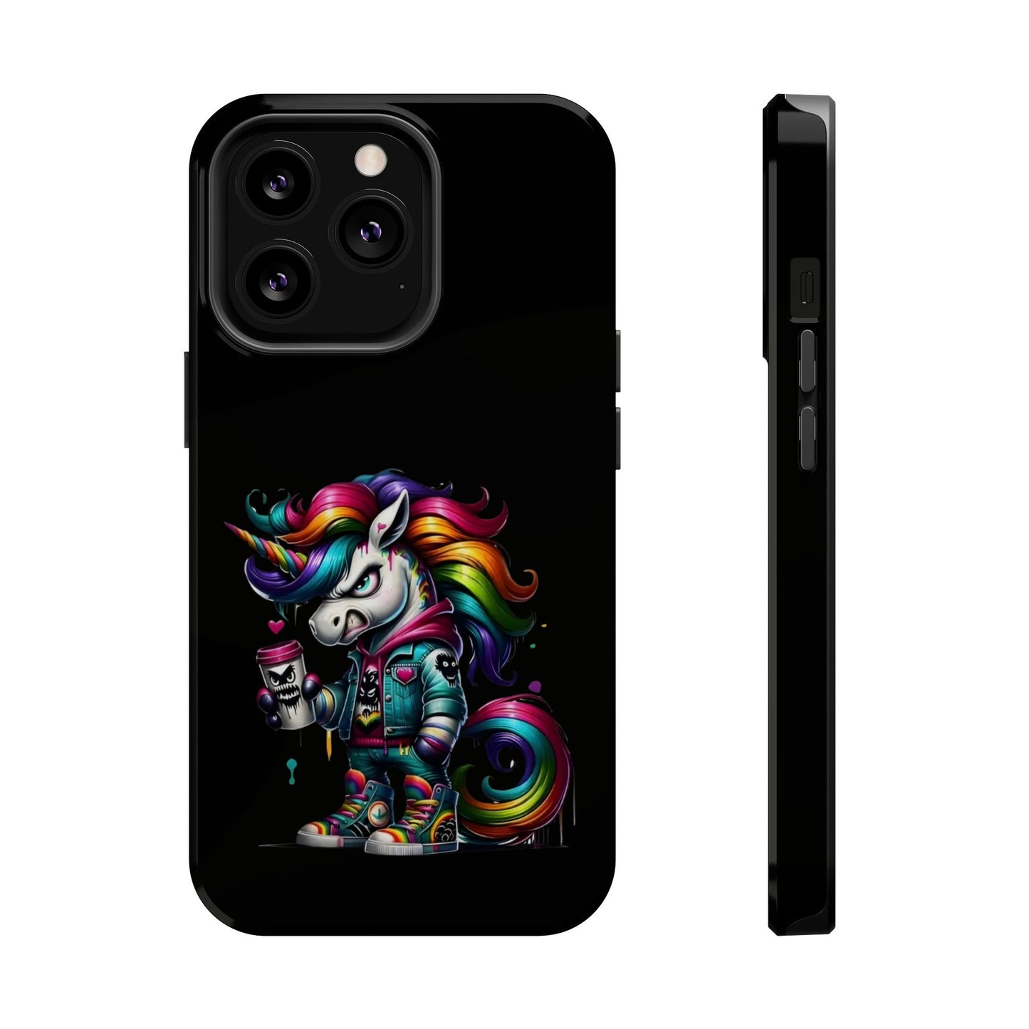 Colorful Unicorn Magnetic Tough Case - iPhone