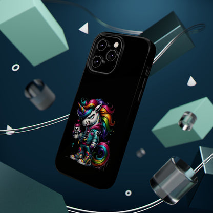 Colorful Unicorn Magnetic Tough Case - iPhone