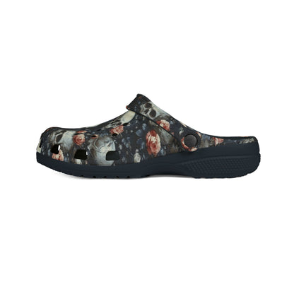 Skull Floral EVA Foam Clogs