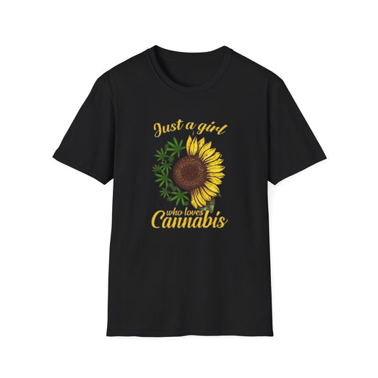 Just a Girl Who Loves Cannabis Sunflower
