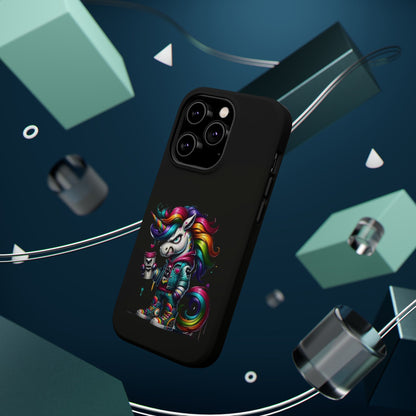 Colorful Unicorn Magnetic Tough Case - iPhone
