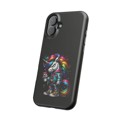 Colorful Unicorn Magnetic Tough Case - iPhone