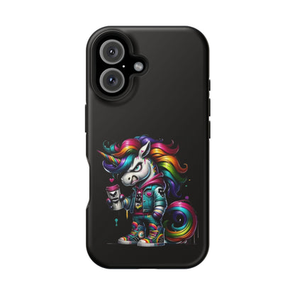 Colorful Unicorn Magnetic Tough Case - iPhone