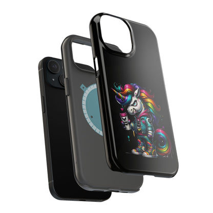 Colorful Unicorn Magnetic Tough Case - iPhone