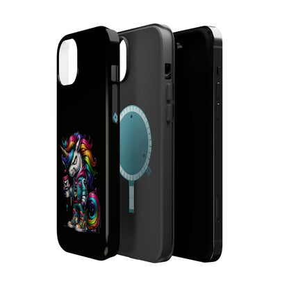Colorful Unicorn Magnetic Tough Case - iPhone